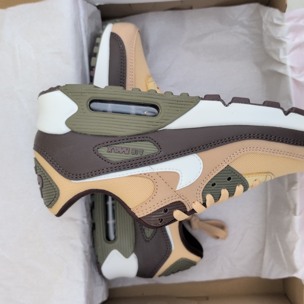 Nike Air Max 90 - Hemp Sesame Earth - Men's Size 8.5 ( FB9658-200 ) - Picture 6 of 8